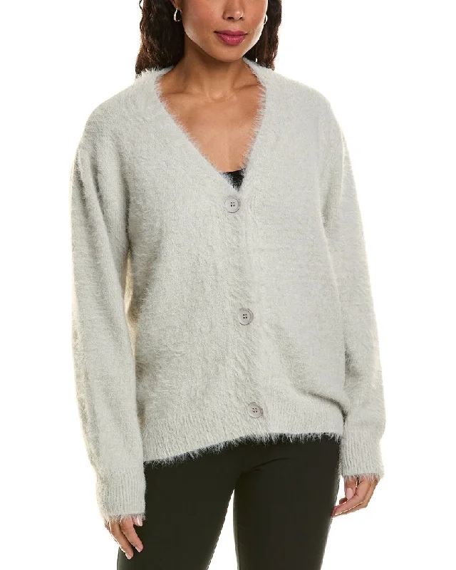 Women's Clothing For Work HL Affair Fuzzy Eyelash Cardigan