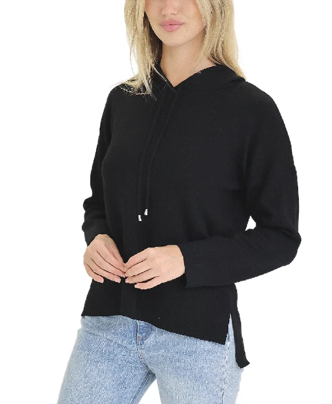 Women's Plus-Size Apparel Solid Hoodie
