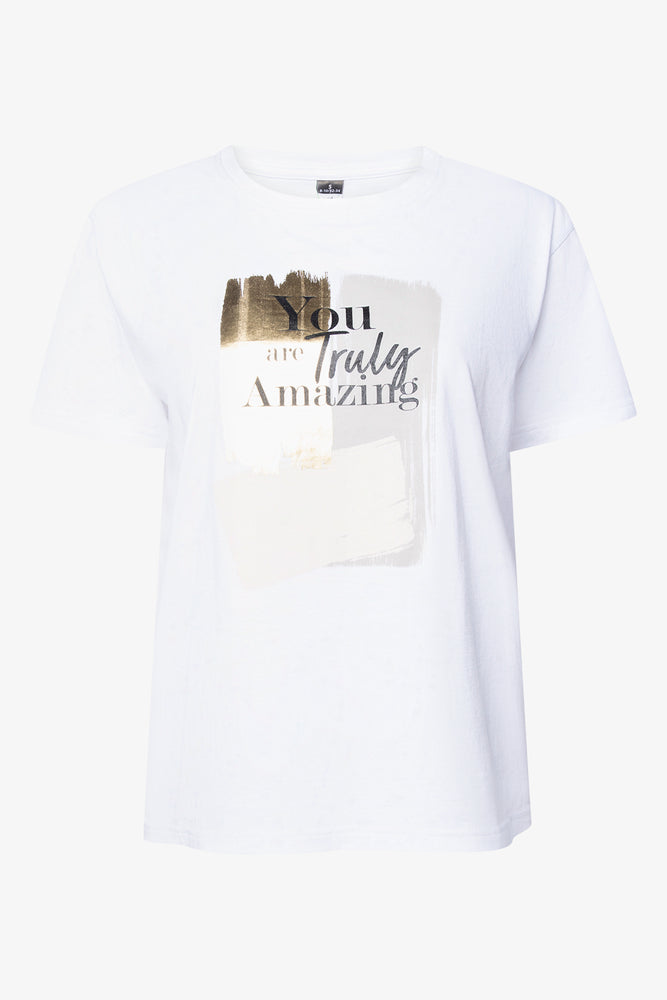 Women's Active Clothing Short Sleeve T-Shirt White