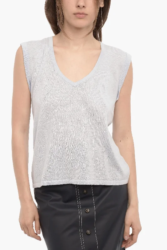 Women's Night-Out Clothes 360Sweater V-Neck Sleeveless Sweater