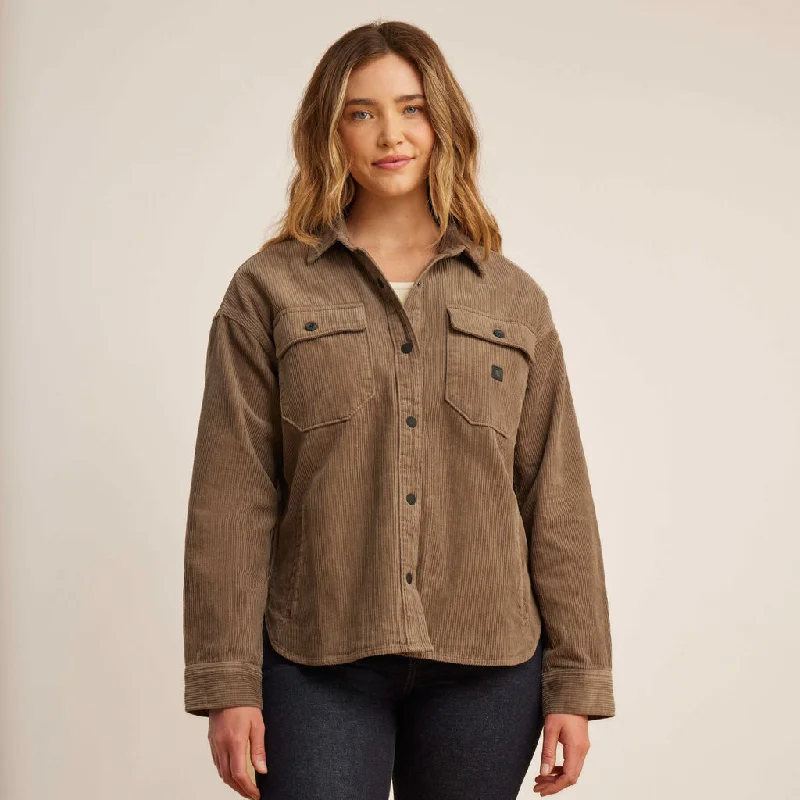 Fashionable Women's Clothing Roark Amberley Shirt Jacket - Mocha