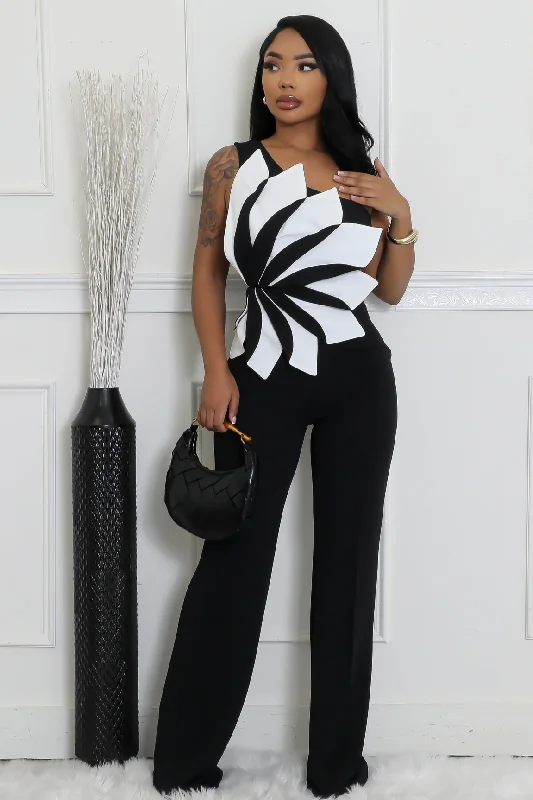 Fashion-Forward Women's Clothing Let's Dine Out Jumpsuit