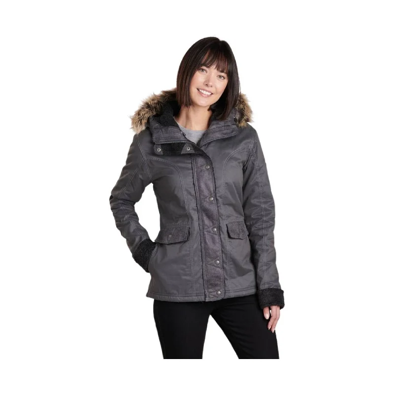 Comfortable Outfit For Women Kuhl Women's Arktik Jacket - Carbon