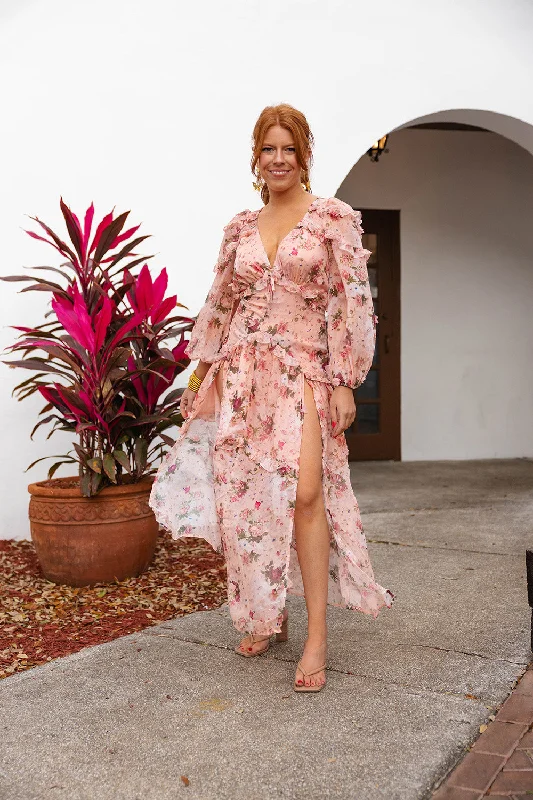 Women's Party Clothes Pia Long Sleeve Maxi Dress - Spellbound