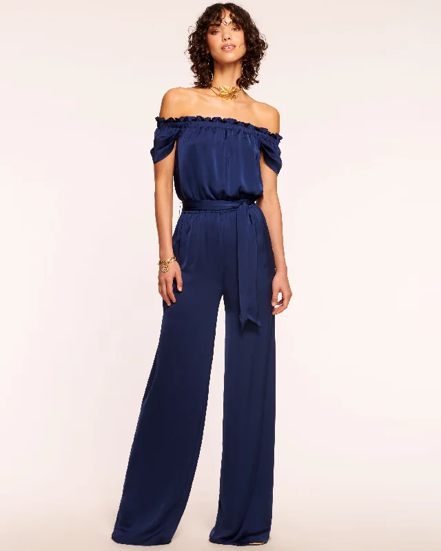 Women's Work Apparel Lee Off-The-Shoulder Jumpsuit