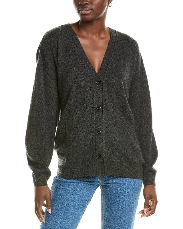 Women's Occasion Wear Clothing Brodie Cashmere Wool & Cashmere-Blend Roll Edge Luxe Cardigan