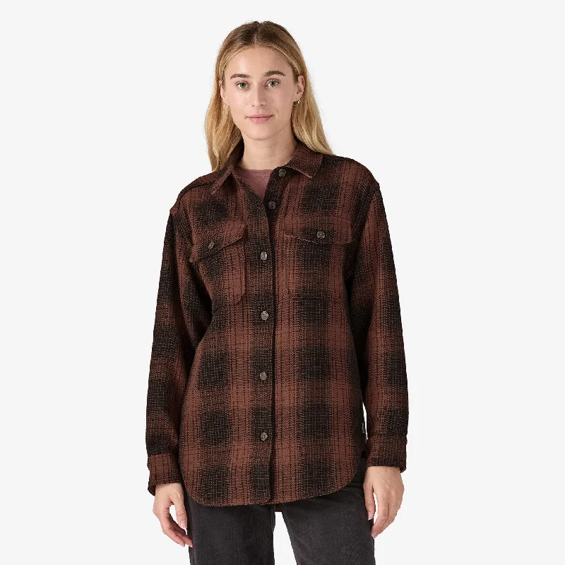 Women's Occasion Wear Clothes Patagonia Women's Fjord Loft Overshirt Jacket - FROST DULSE MAUVE