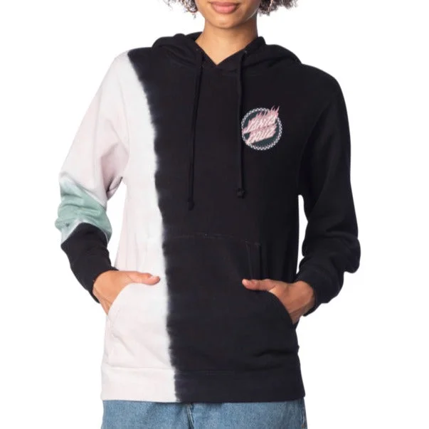 Women's Evening Wear Outfit Check Ringed Flamed Dot Hoodie