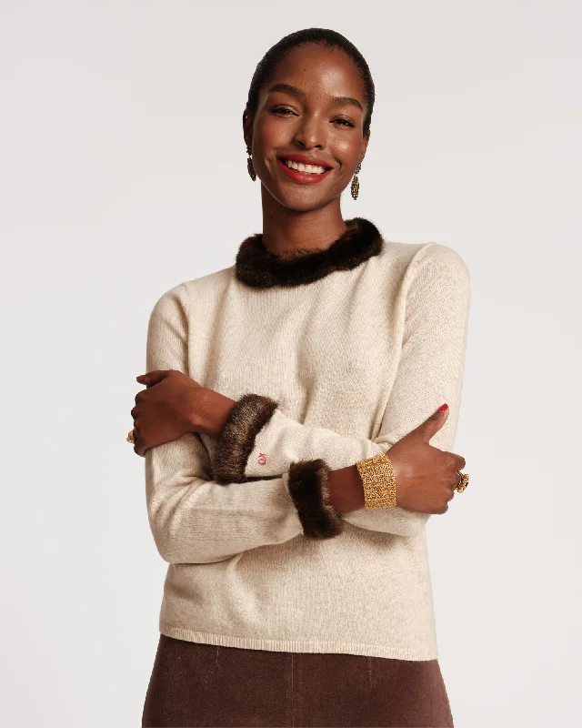 Women's Outfit For The Office Aude Sweater Oyster