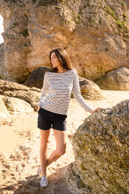 Trend Alert Causeway Breton Top - Cloud Midnight Stripe