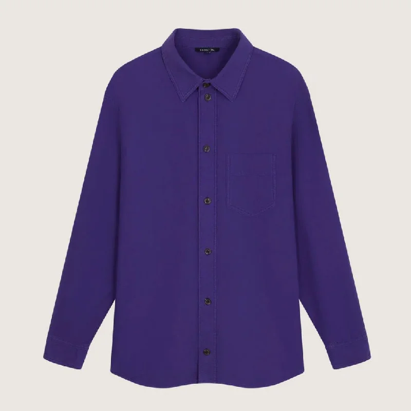 Additional Time-Limited Offers Warsaw Shirt (Purple)