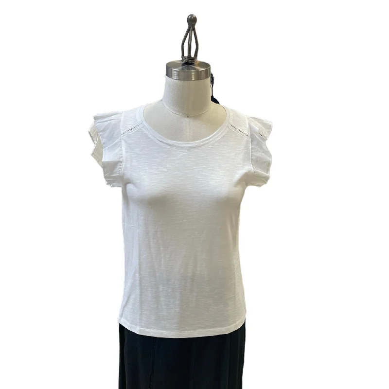 Additional Time-Limited Offers CC RUFFLE SLEEVE T SHIRT