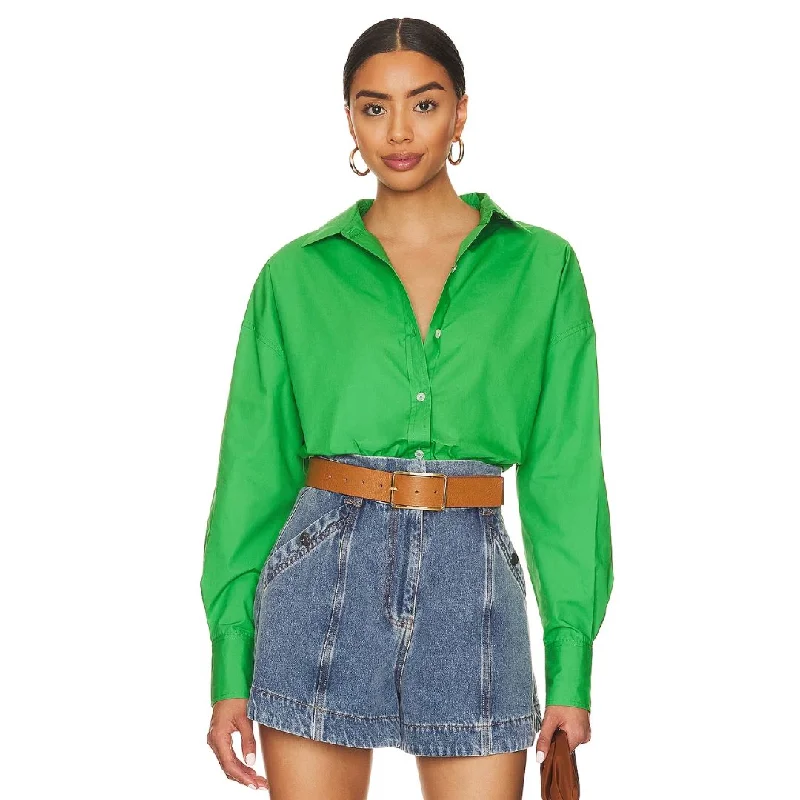 Save Big Poppy Top (Bright Green)