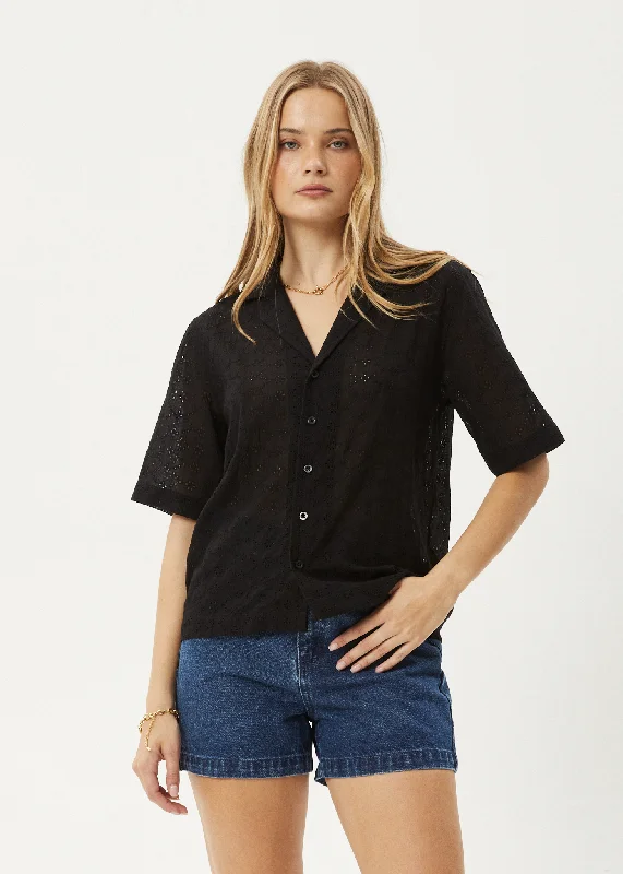 Save Big AFENDS Womens Marlow - Shirt - Black