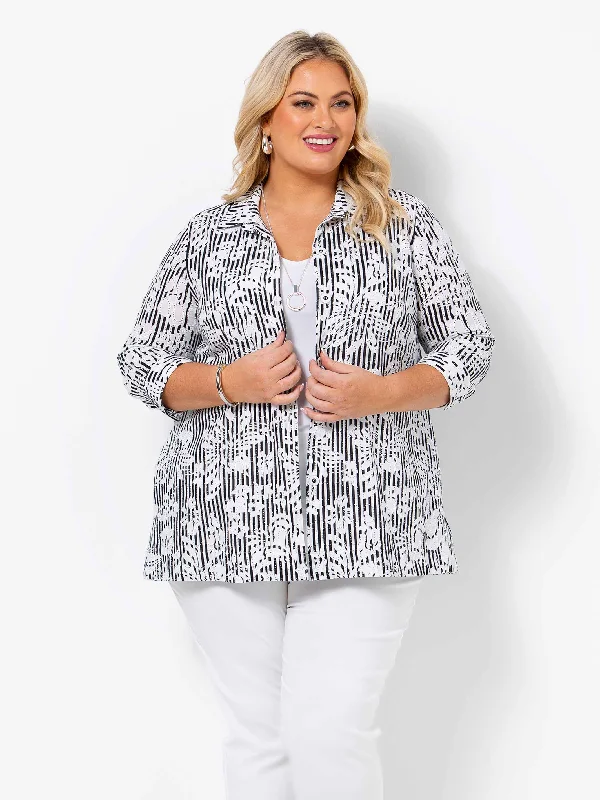 Flash Sale Now Secluded Broderie Shirt