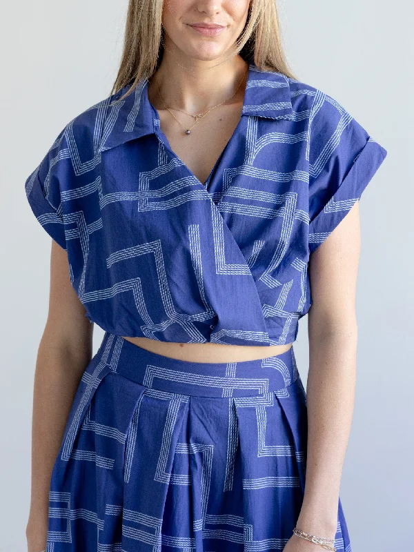 Popular Collection Geometric Top