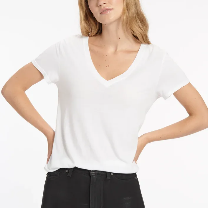 Classic Chic Deals Kate V-Neck (White)