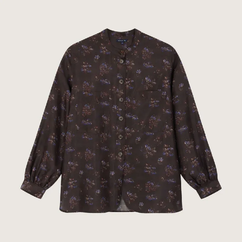 Browse Our Top Products Laure Shirt (Plum Print)