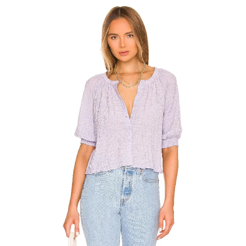 Huge Markdowns Pleasant Demeanor Top (Lilac)