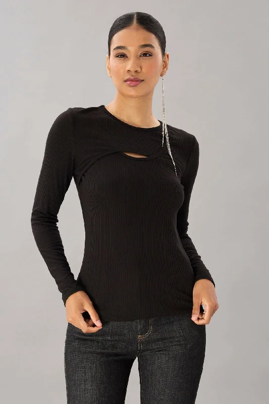 New Styles Just In Rib Knit Wink Top