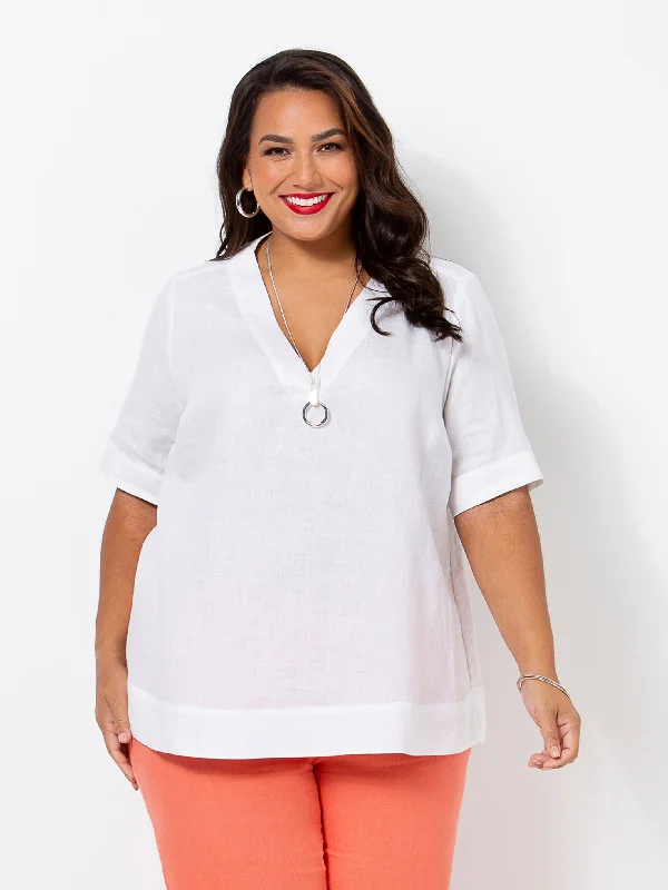 Modern Fashion Sale Linen top