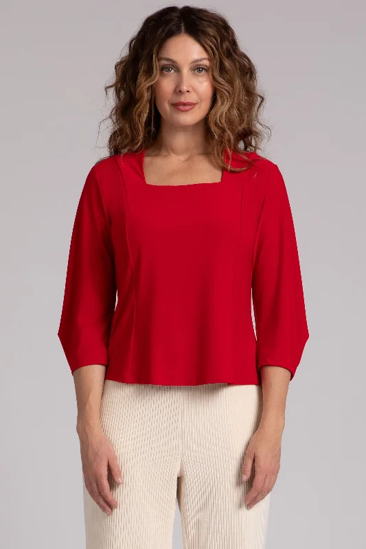 Flash Sale Fit N Flare Lantern Top | Poppy