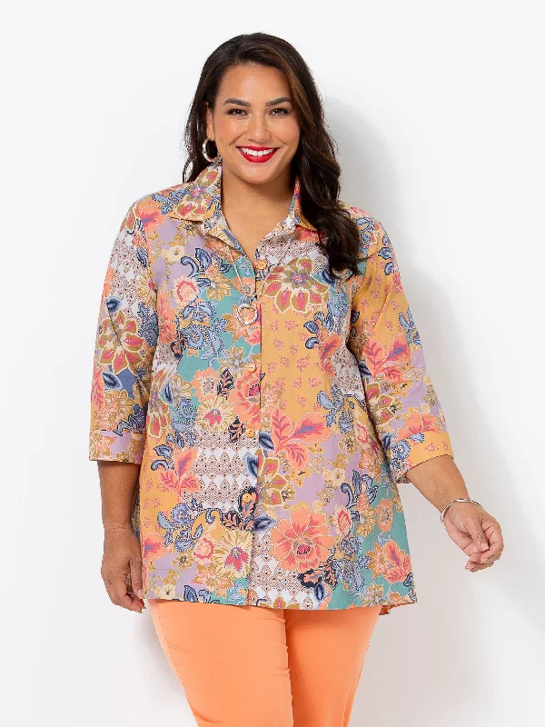 Trendy Fashion Sale Lotus Haze Cotton Shirt