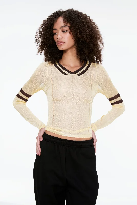 Edgy Fashion Deals MONICA TOP - BUTTER