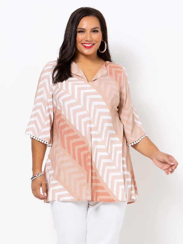 Affordable Luxury Fashion ZigZag Top