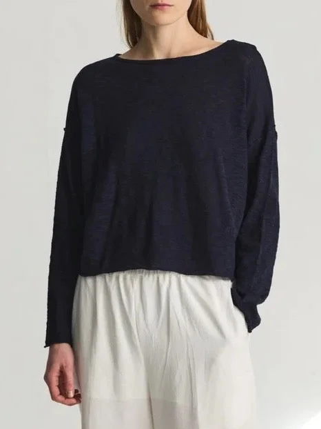 New Season Fashion Preview The Lou Top- Navy