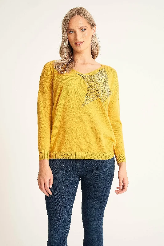 Ride The Style Wave Saloos Batwing Star Jumper