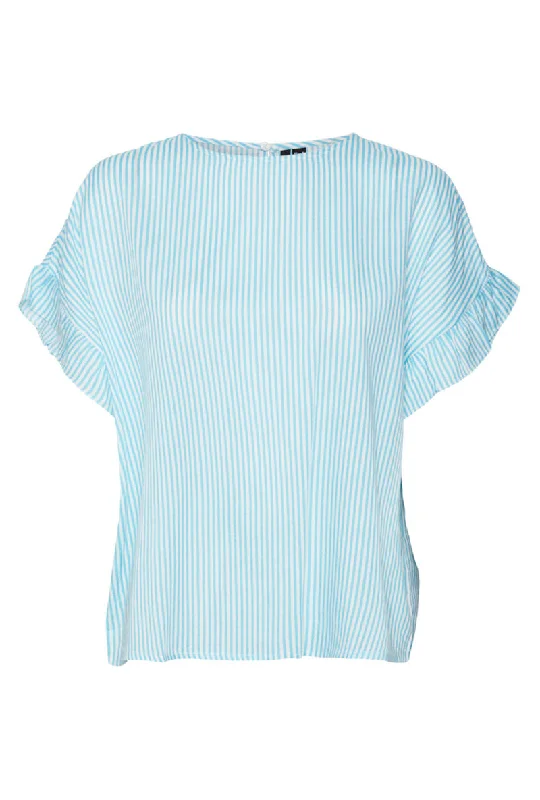 Shop The Hottest Deals VERO MODA BUMPY FRILL TOP