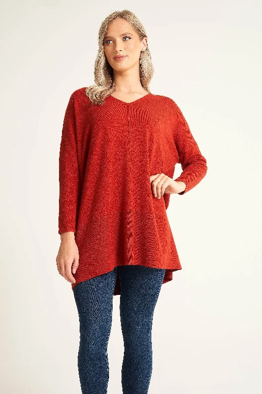 Fashion-Forward Offers Saloos Oversized V-Neck Jumper