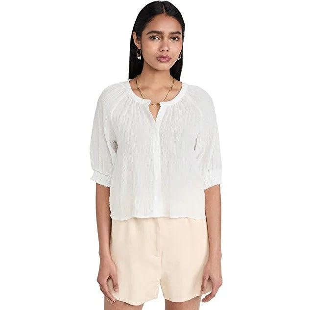 Unbeatable Deals Pleasant Demeanor Top (Ivory)