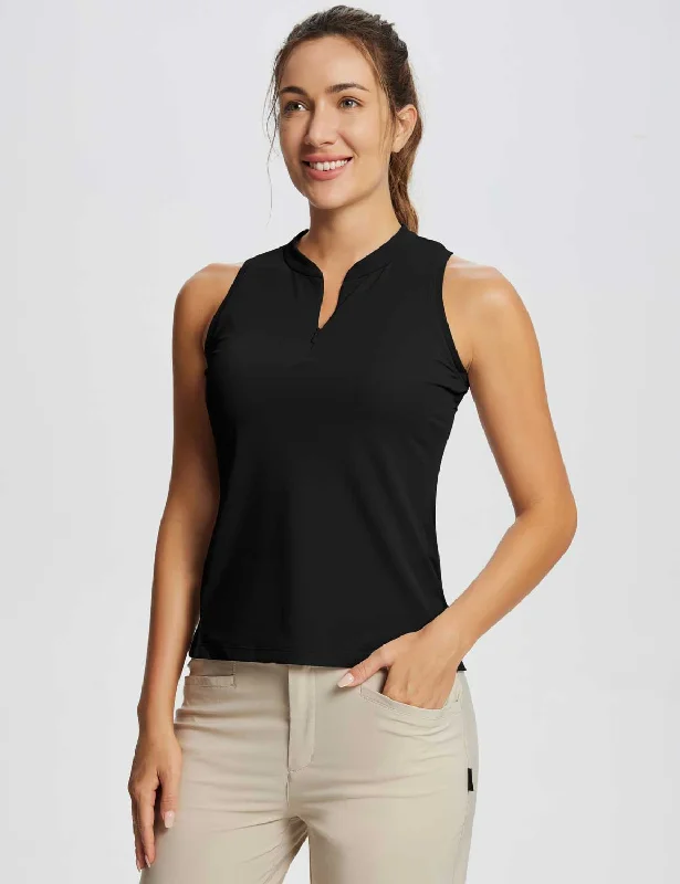 Women's Clothing Sets Flyleaf UPF50+ Sleeveless Golf Top