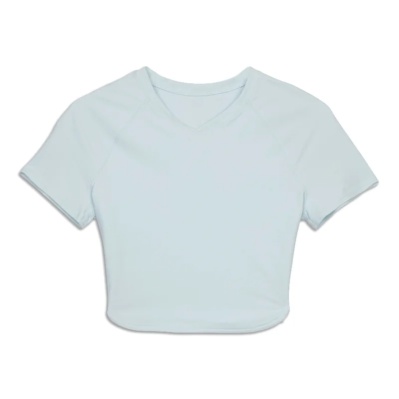 Women's Transitional Garments Cropped Tennis Short-Sleeve Shirt - Resale