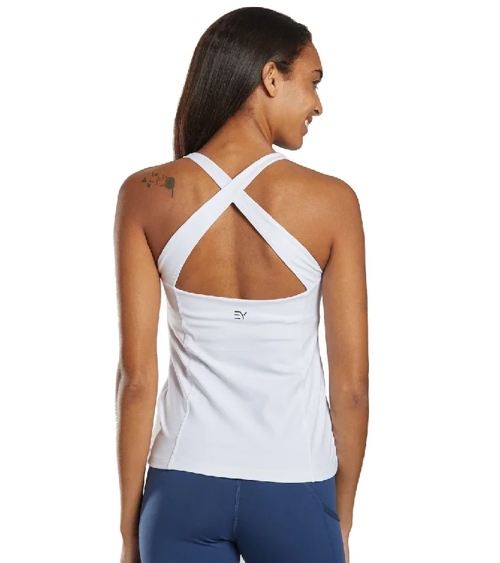 Women's Casual Outfit Everyday Yoga Elevated Support Tank White