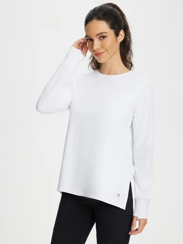 Women's Resort Garments Laureate Side Split Fleece Long Sleeve