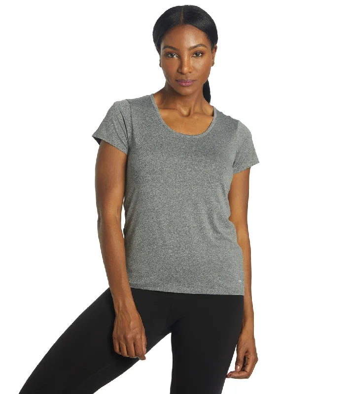 Women's Everyday Attire Marika Valery Yoga Tee Heather Black