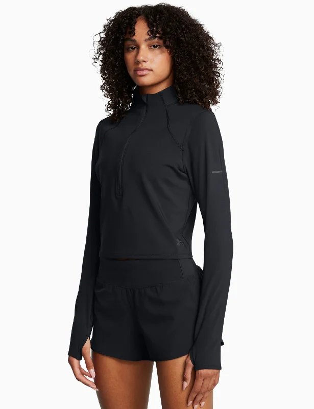 Women's Charming Outfit For Events Launch Elite 1/2 Zip - Black/Reflective