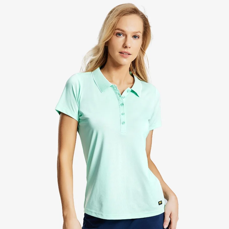 Women's Work Outfit For The Office Women's Polo Shirts Moisture Wicking Collared Tshirts