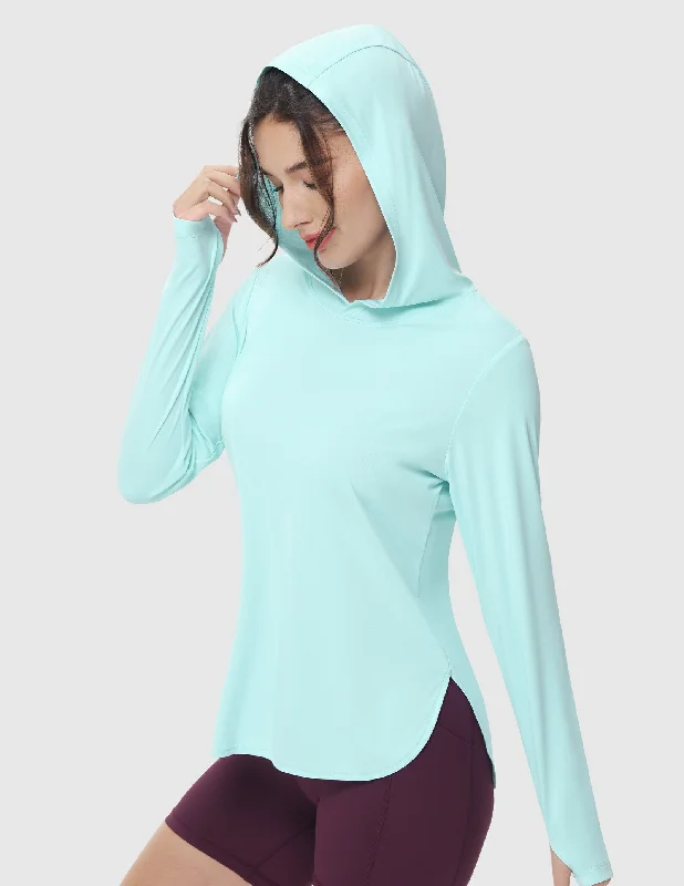 Formal Garments For Women Womens UPF 50+ Sun Protection Hoodie Shirts